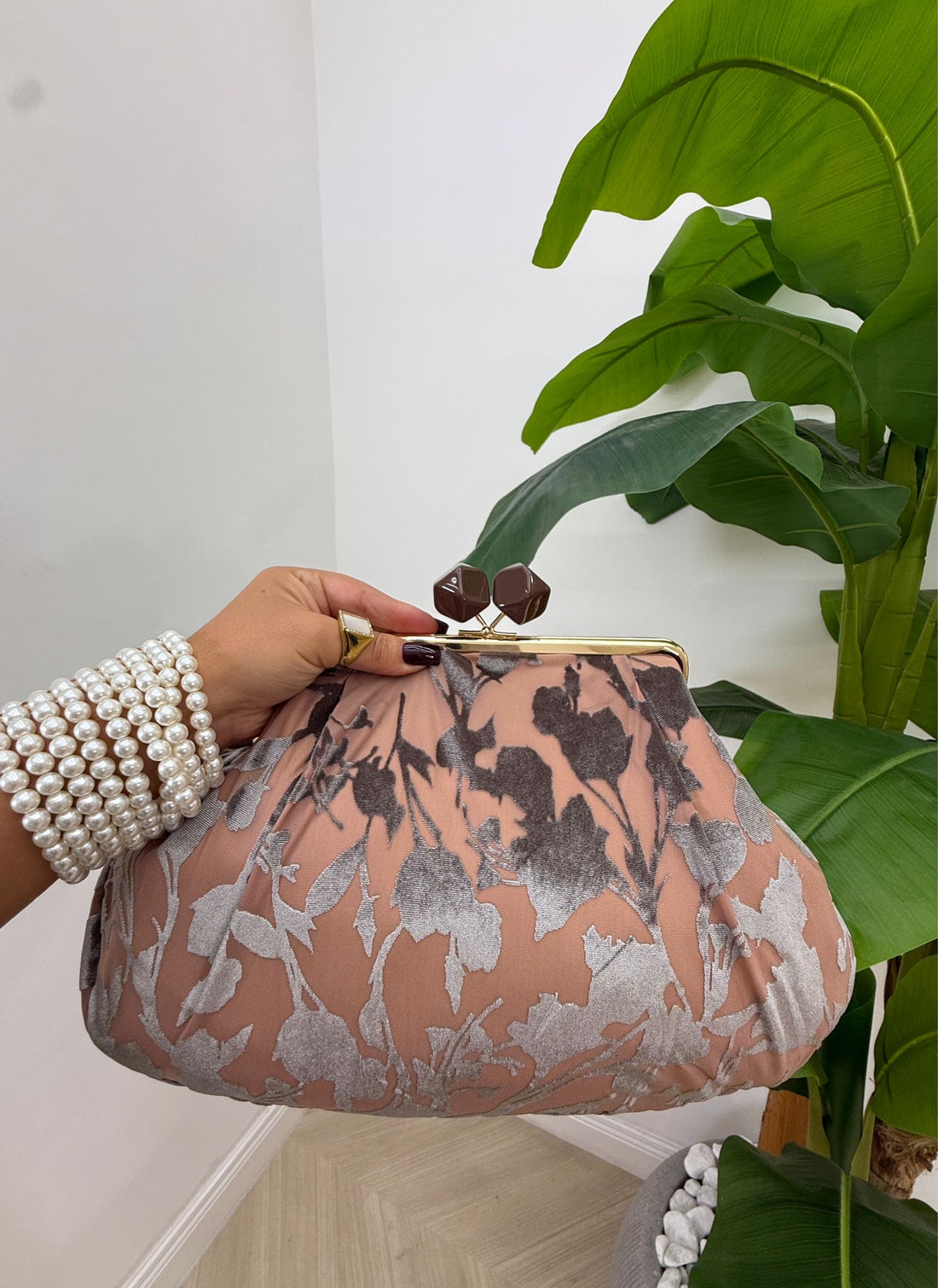 Pochette Big camoscio