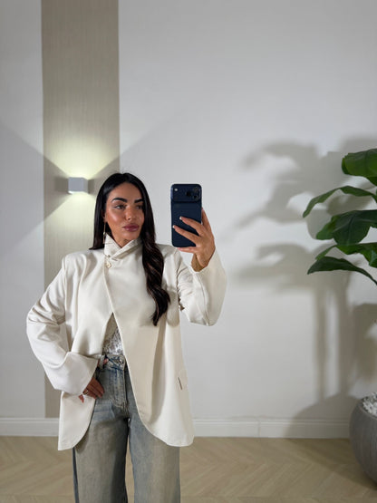 Mantella a Giacca Panna