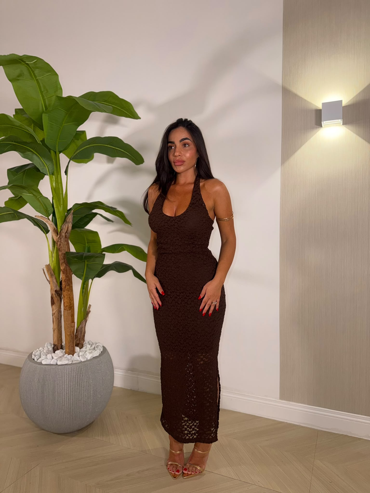 Dress Punta Cana Marrone