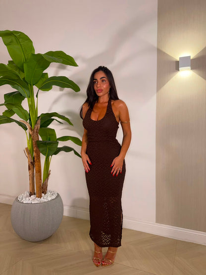 Dress Punta Cana Marrone