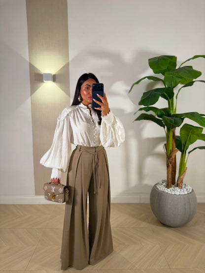 Pantalone Djamila Fango