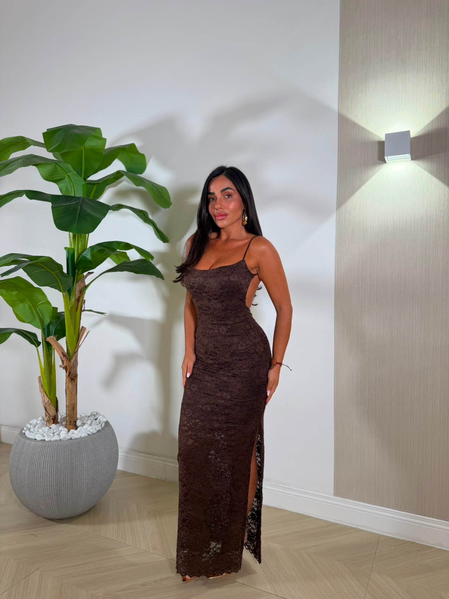 Dress Cristal Marrone