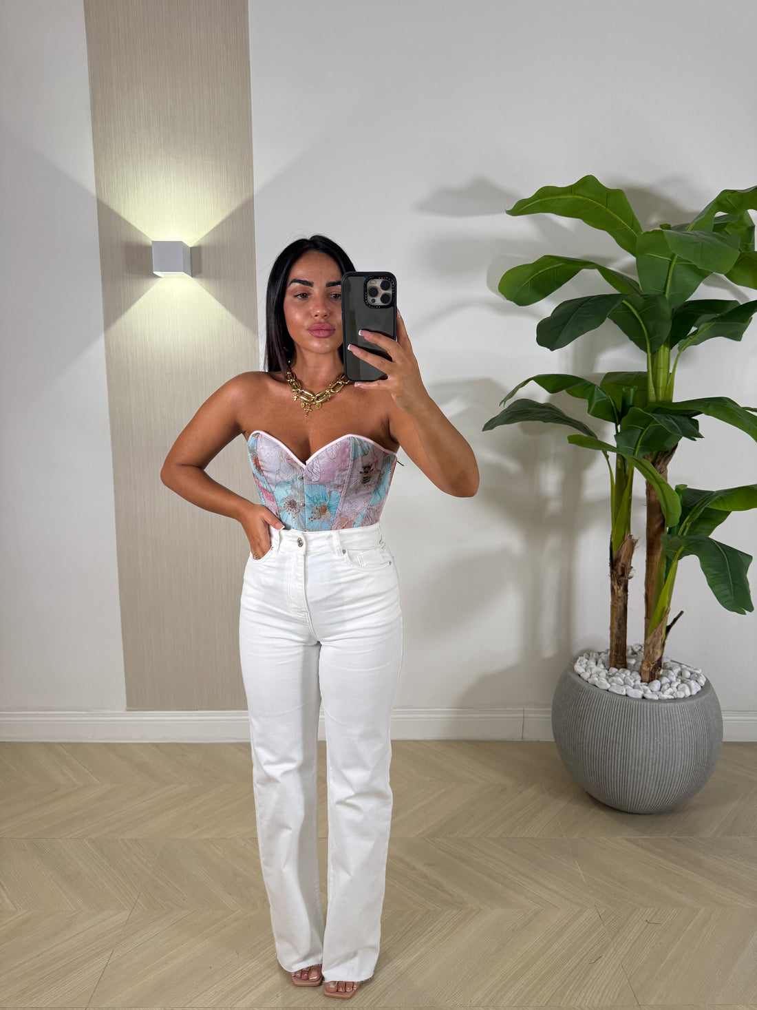 Jeans Dritto Bianco