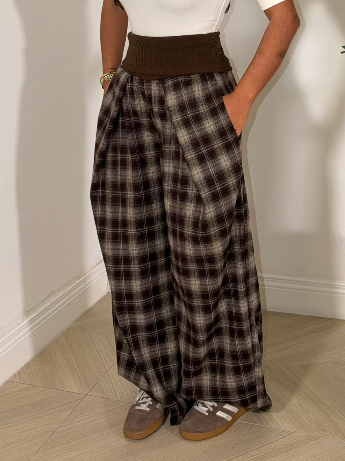 Pantalone Nora A Quadri