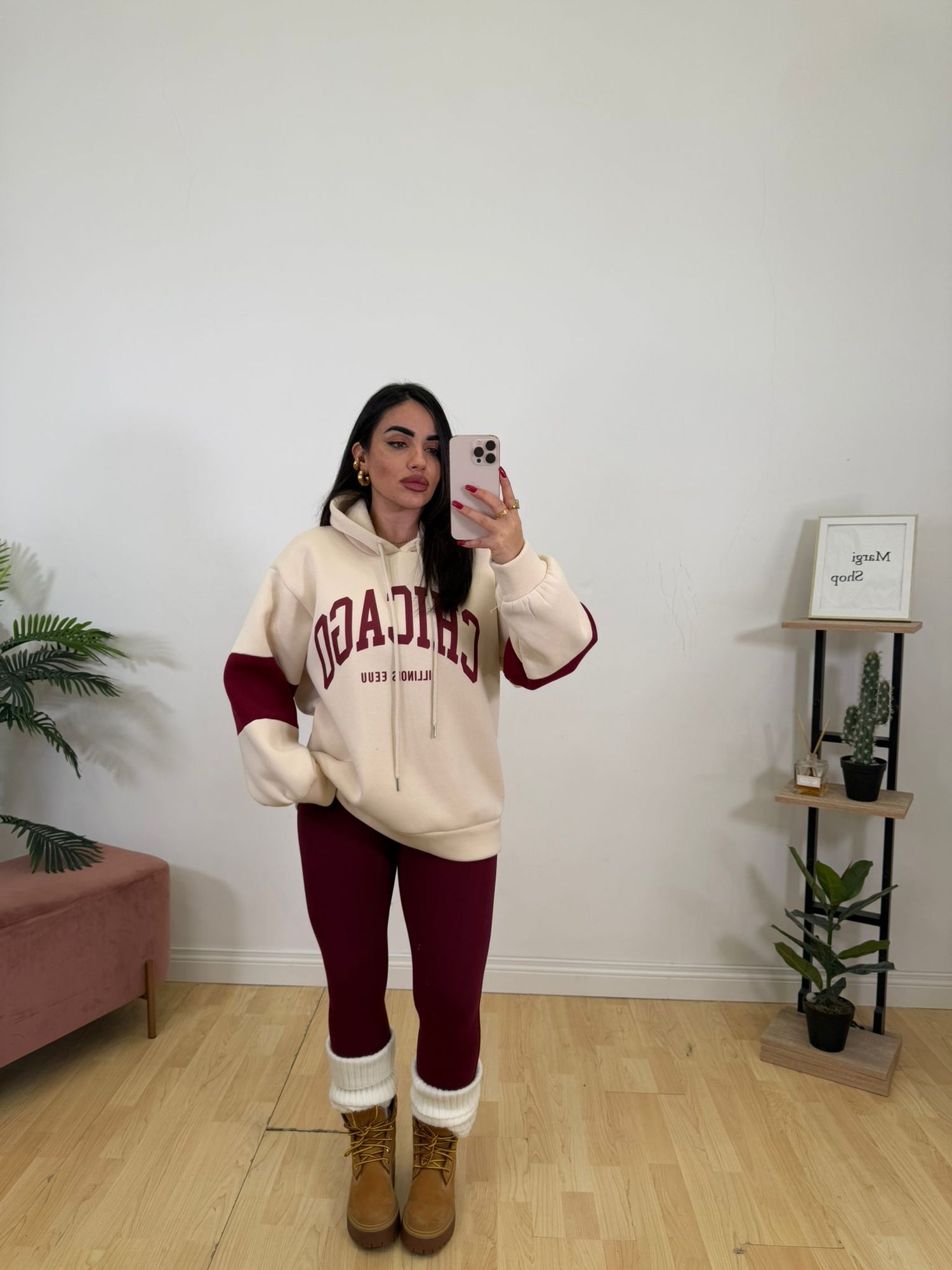 Leggins Modellante Bordeaux