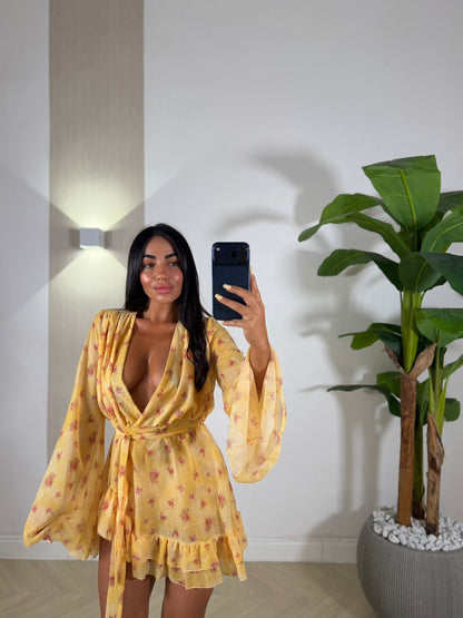 Dress Yellow Flora