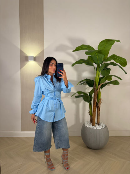Camicia Candida Celeste