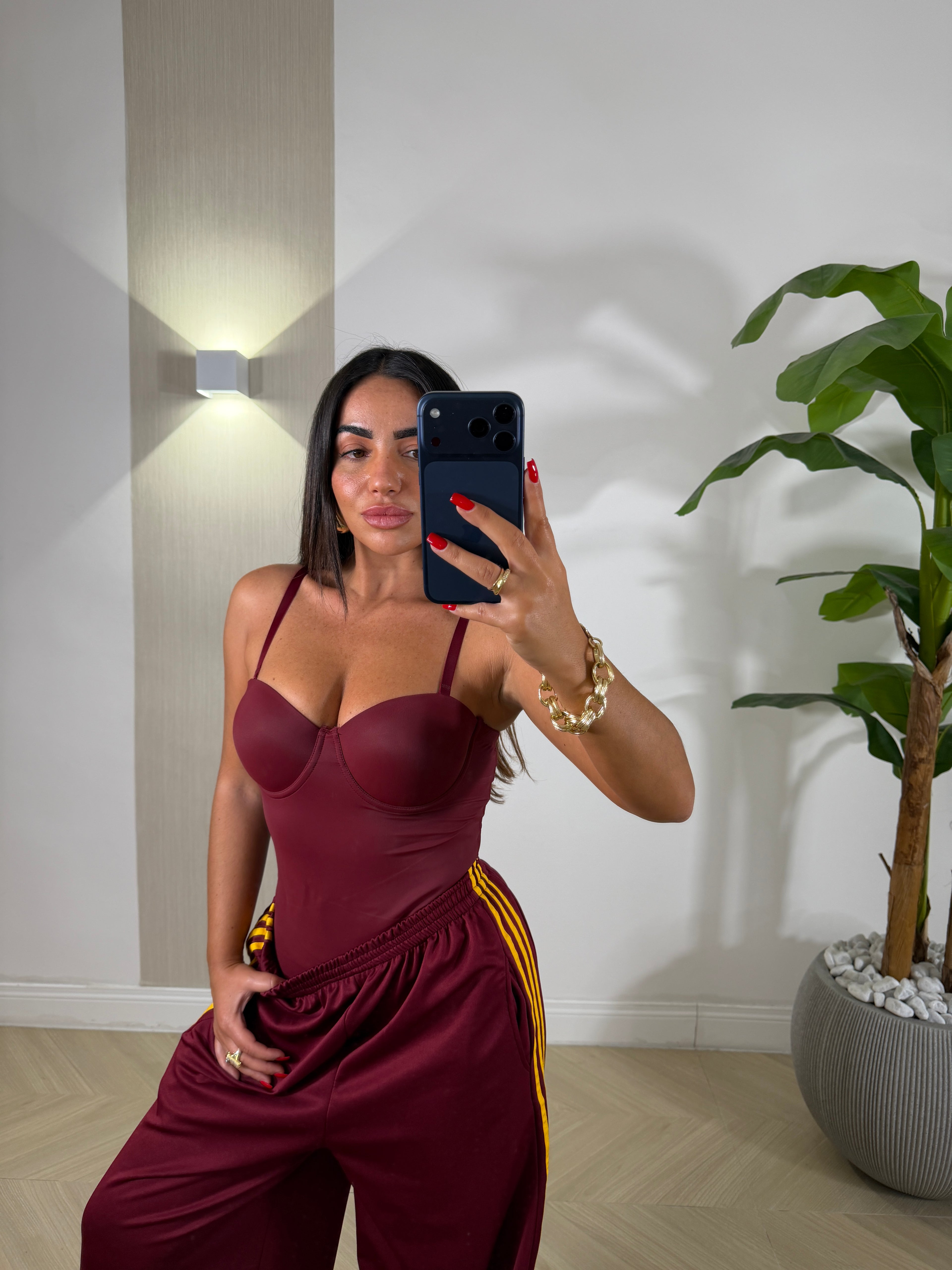 Body Contenitivo Bordeaux