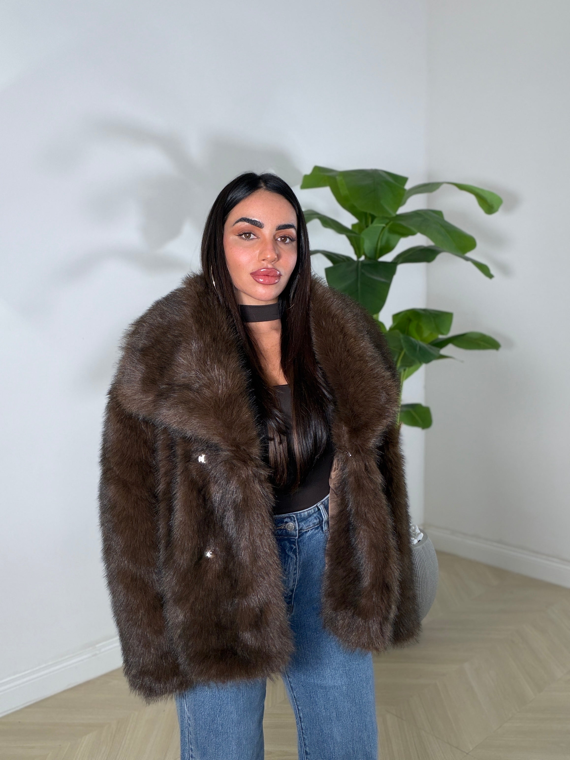 Pelliccia Morbidosa Marrone