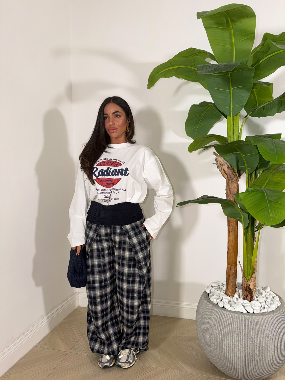 Pantalone Nora A Quadri