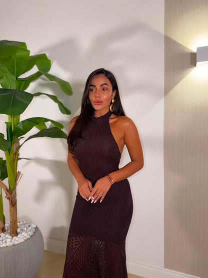 Dress Bronceador Marrone