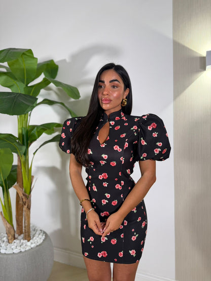 Dress Fiorellini Rossi
