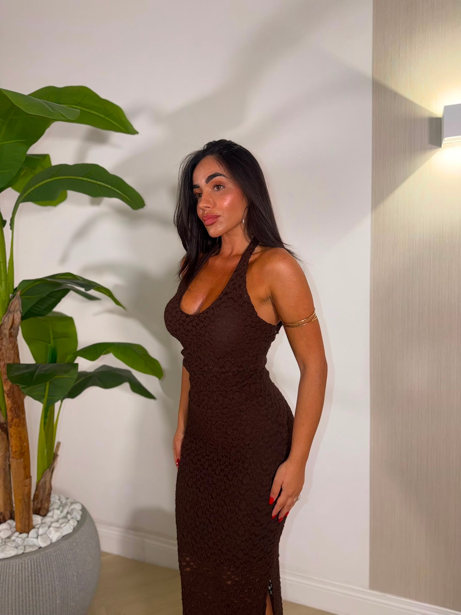 Dress Punta Cana Marrone
