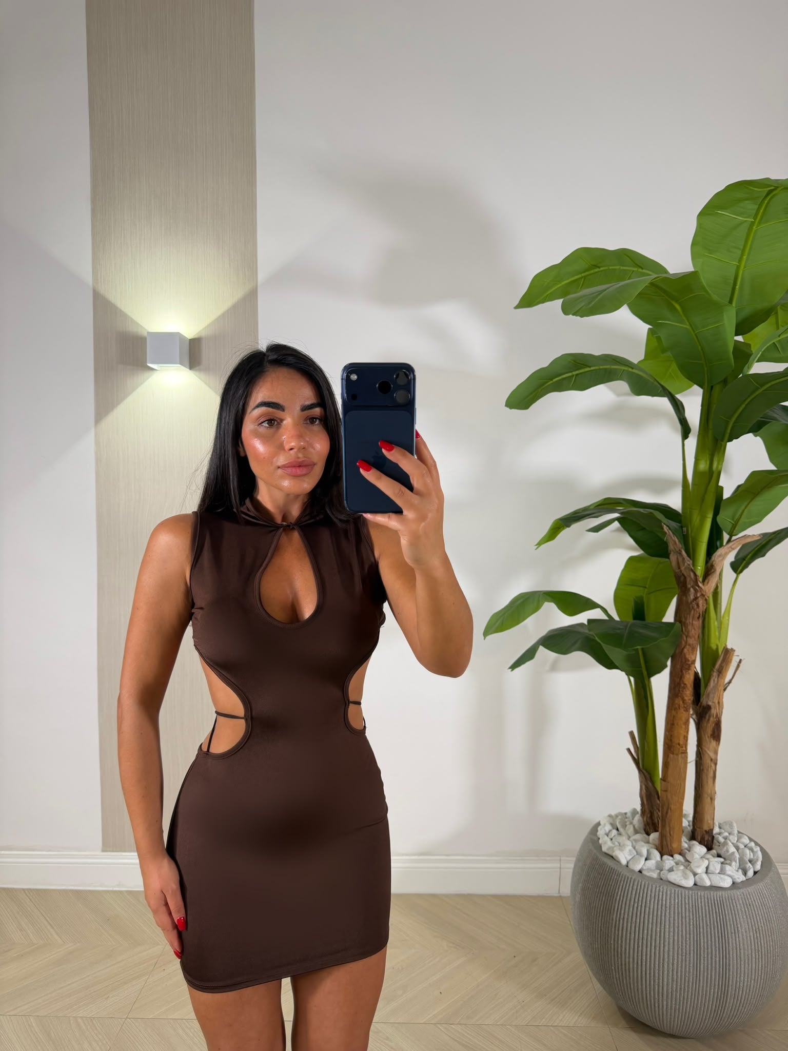 Dress Melodi Marrone