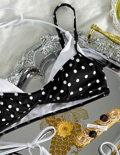 Costume pois double