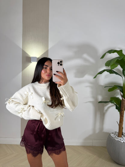Shorts Merletto