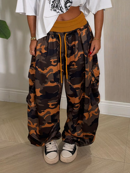 Pantalone Militare Arancione