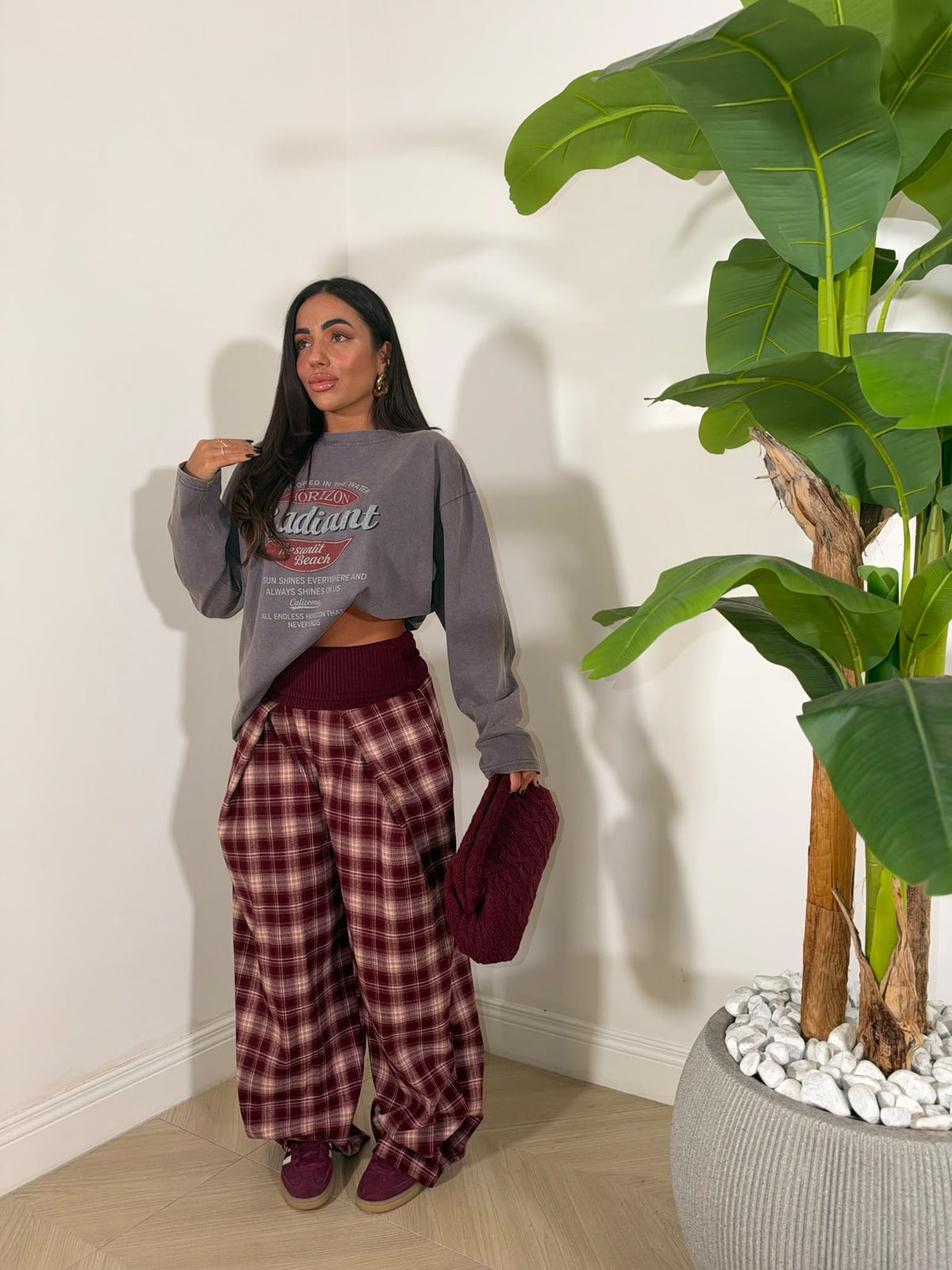 Pantalone Nora A Quadri