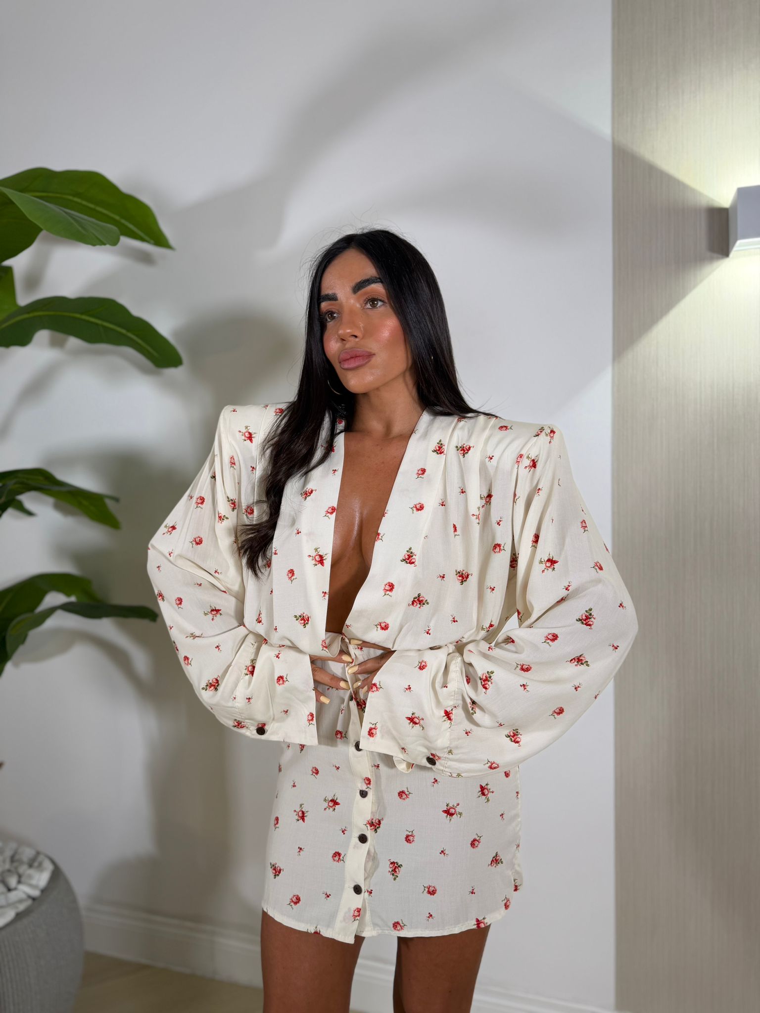 Dress Camicia Fiori