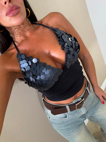 Top Mallory Paillettes