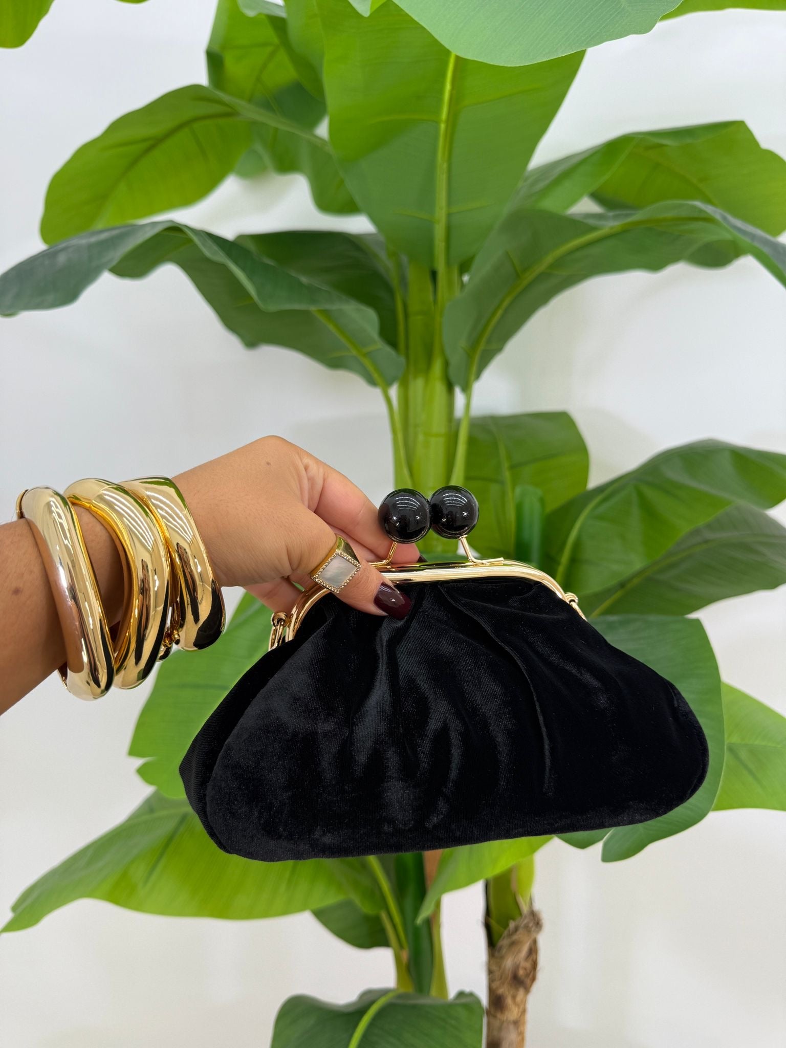 Pochette Mini camoscio