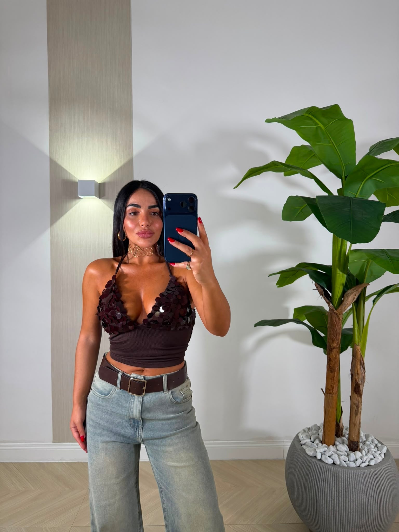 Top Mallory Paillettes