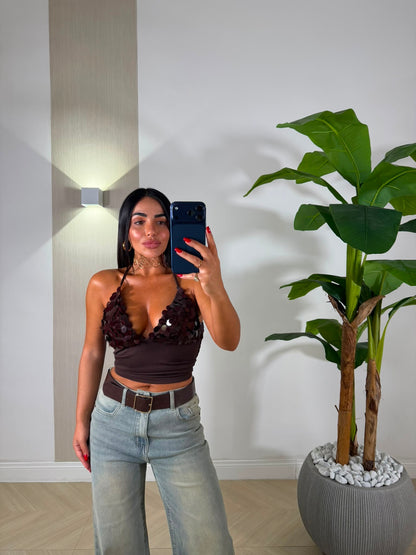 Top Mallory Paillettes