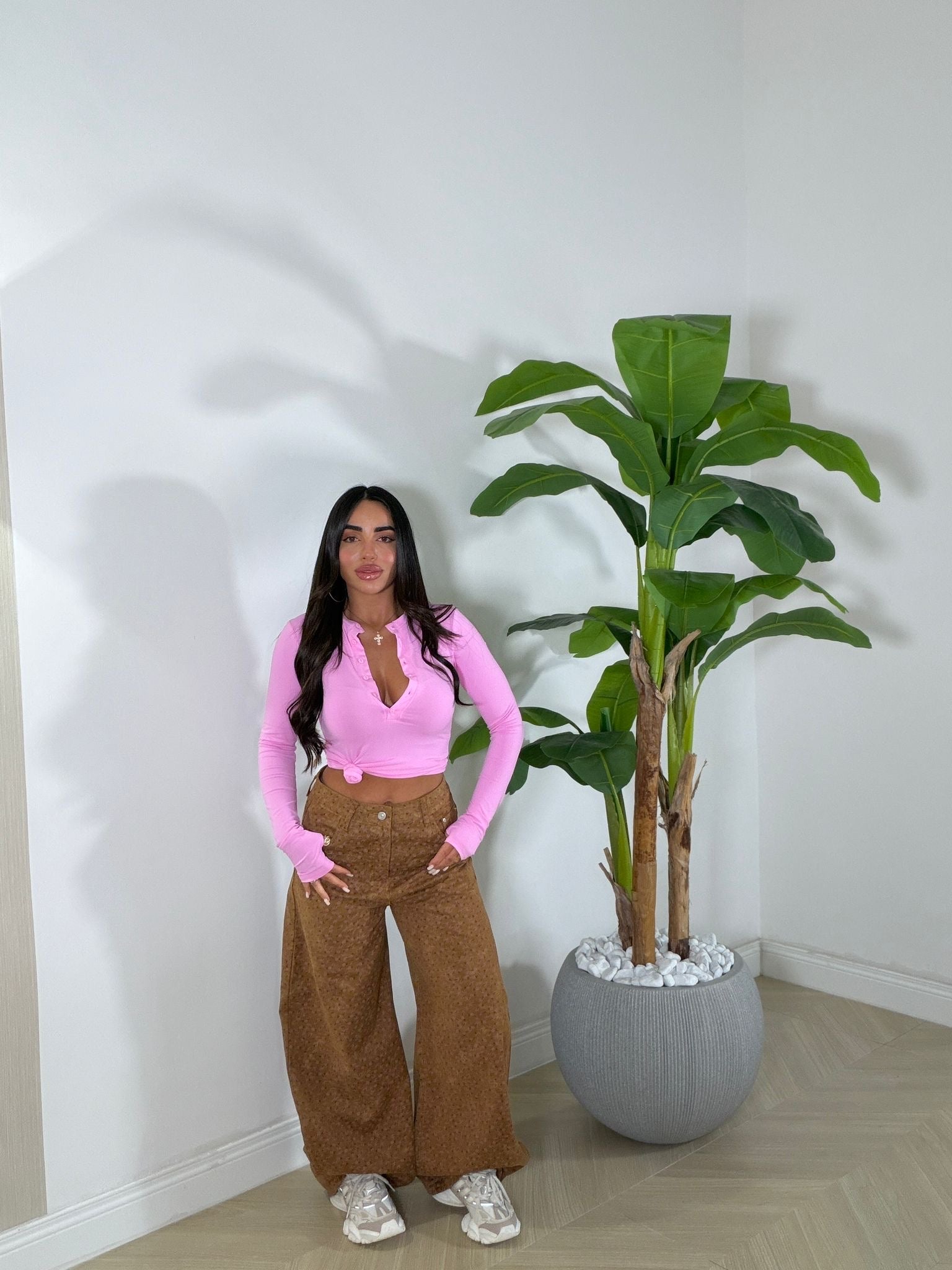 Jeans Fiorellini Marrone