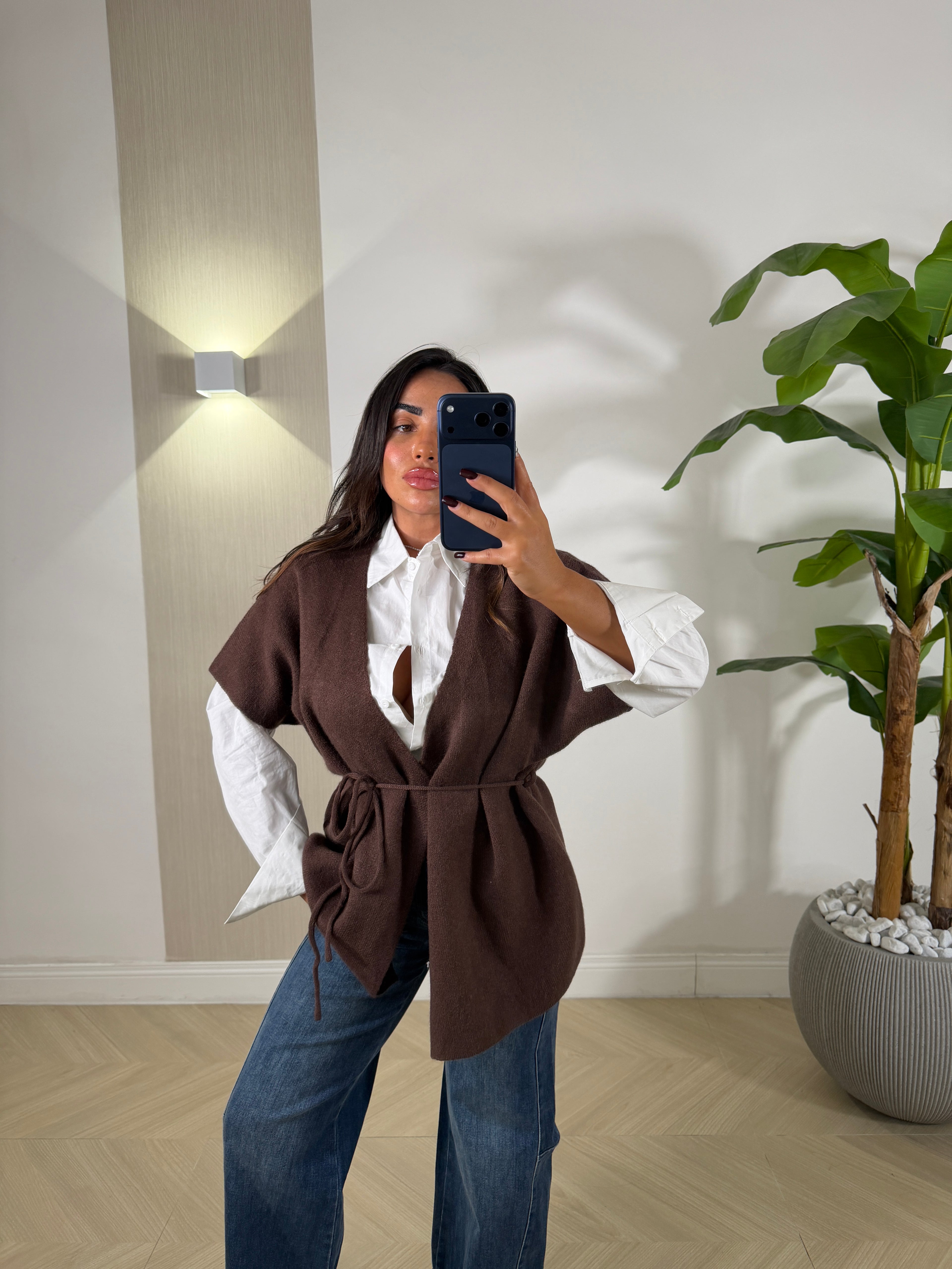 Gilet Incrociatina