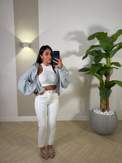 Camicia Twins Celeste