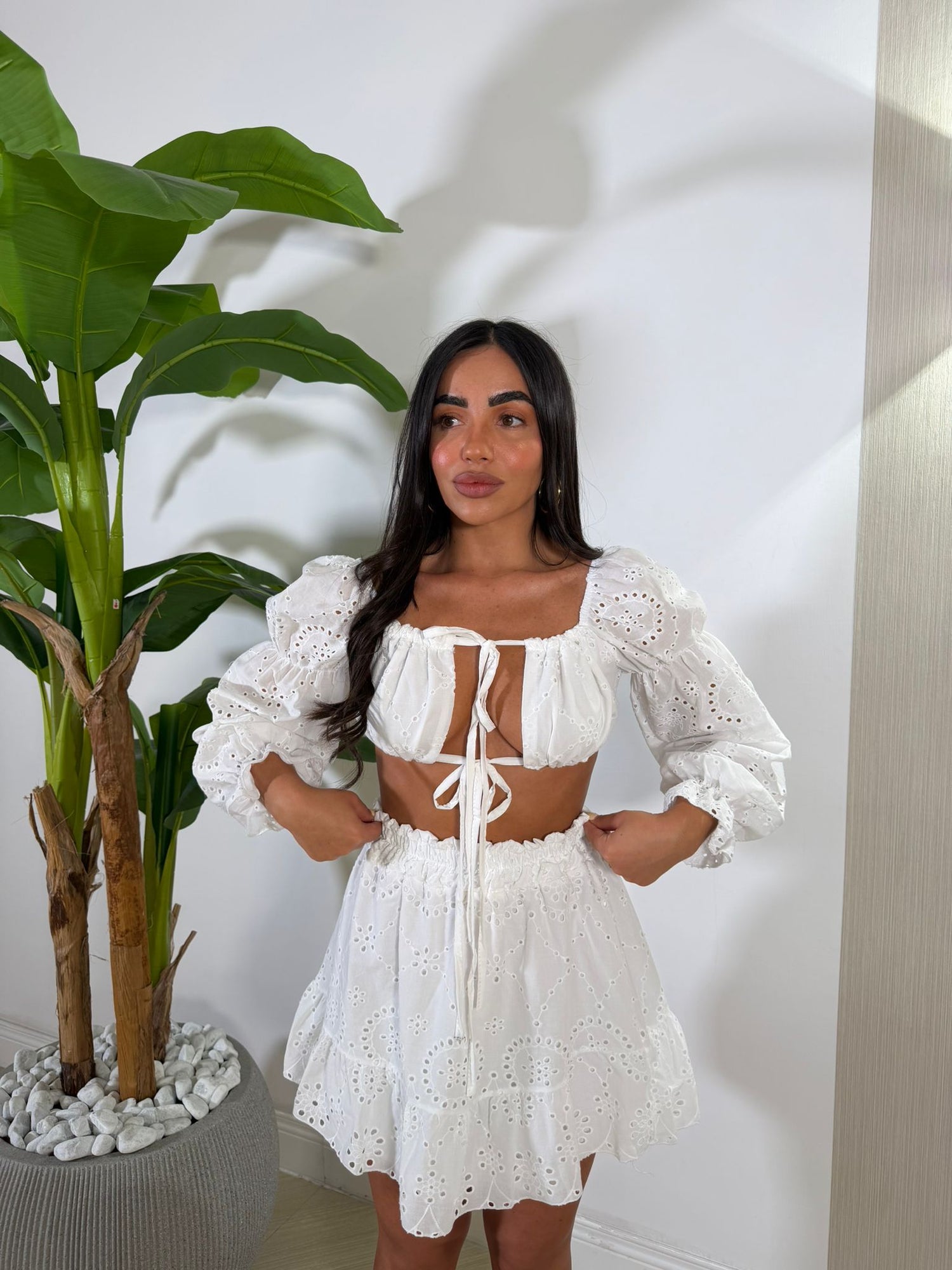 Coordinato Helia Ricamato