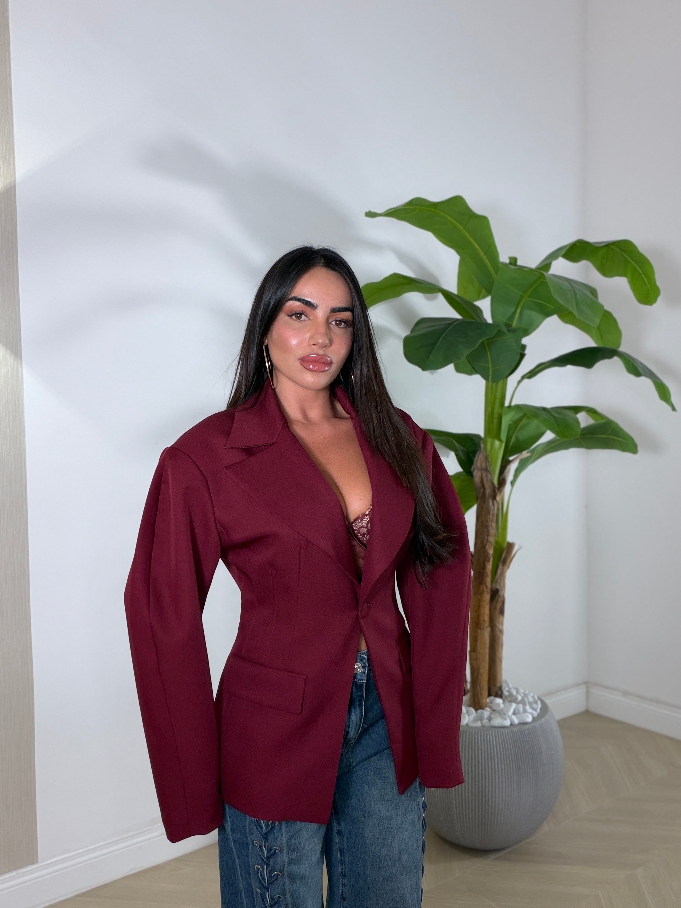 Blazer Bordeaux Magia
