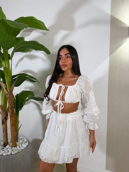 Coordinato Helia Ricamato