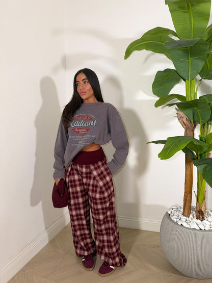 Pantalone Nora A Quadri