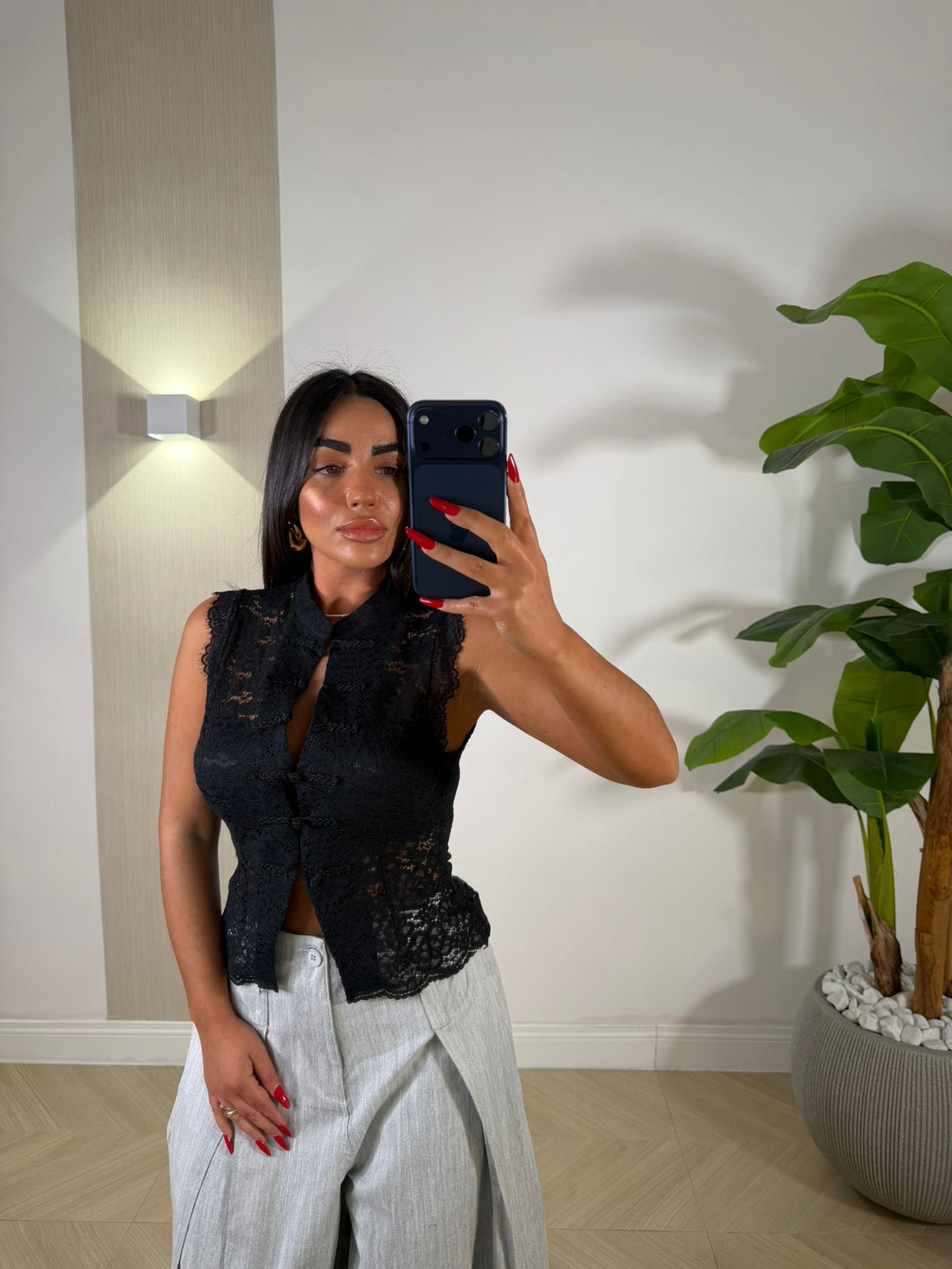 Camicietta Top Mocha