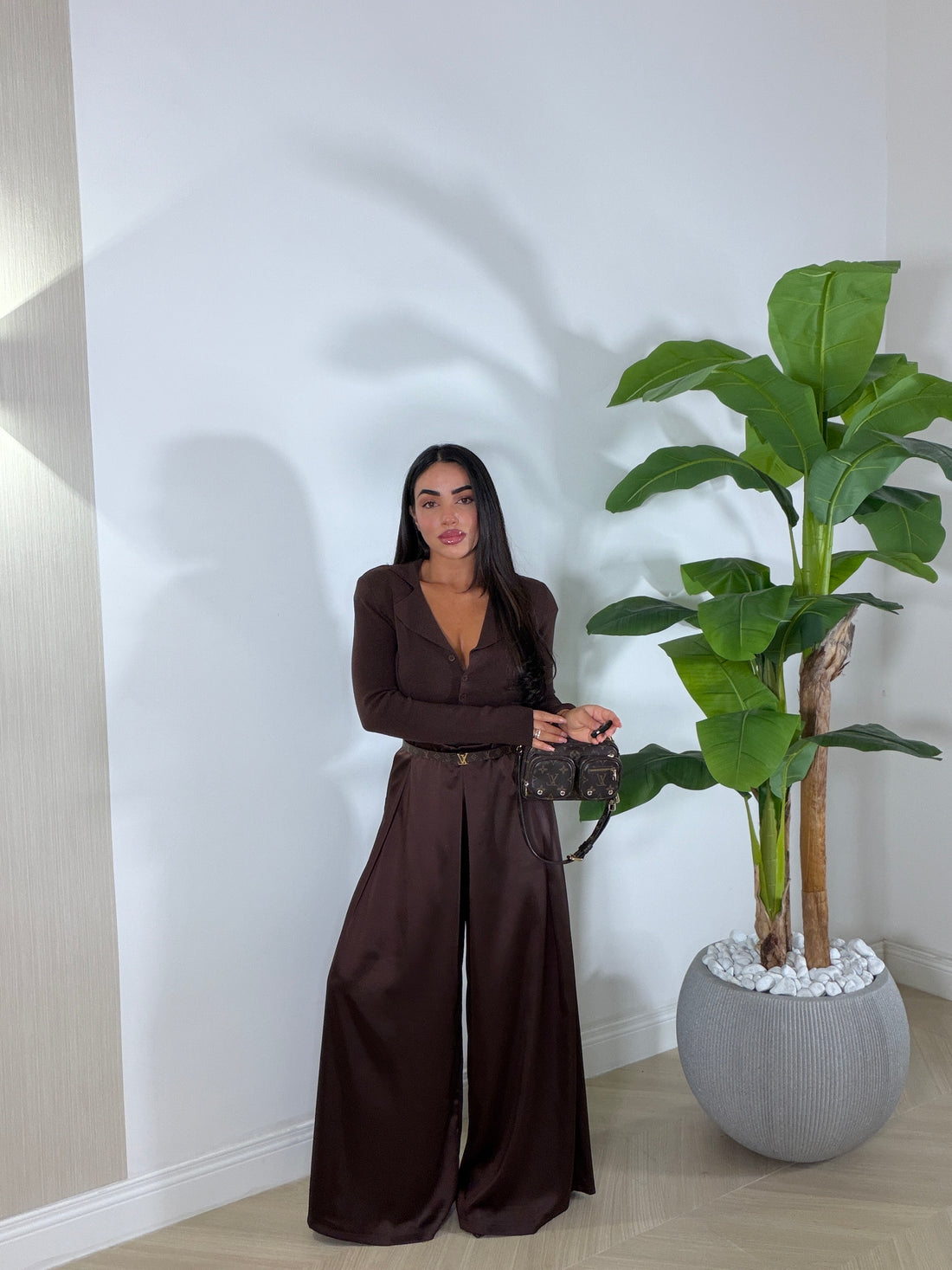 Pantalone Pegghy Marrone