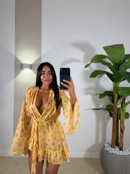 Dress Yellow Flora