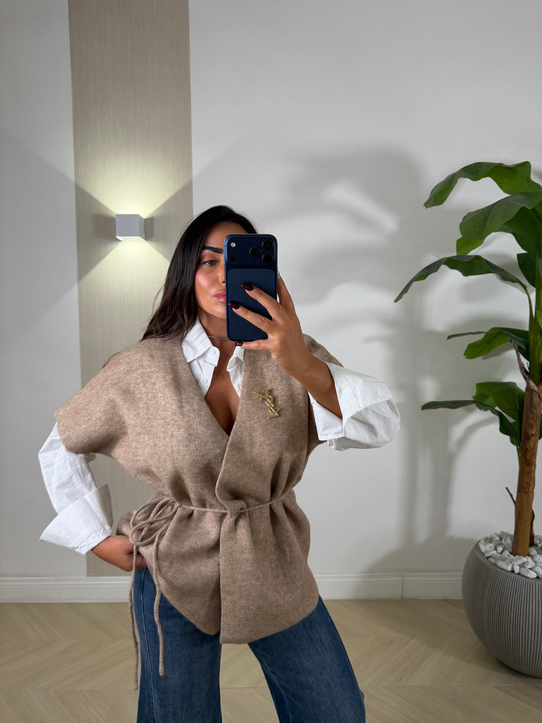 Gilet Incrociatina