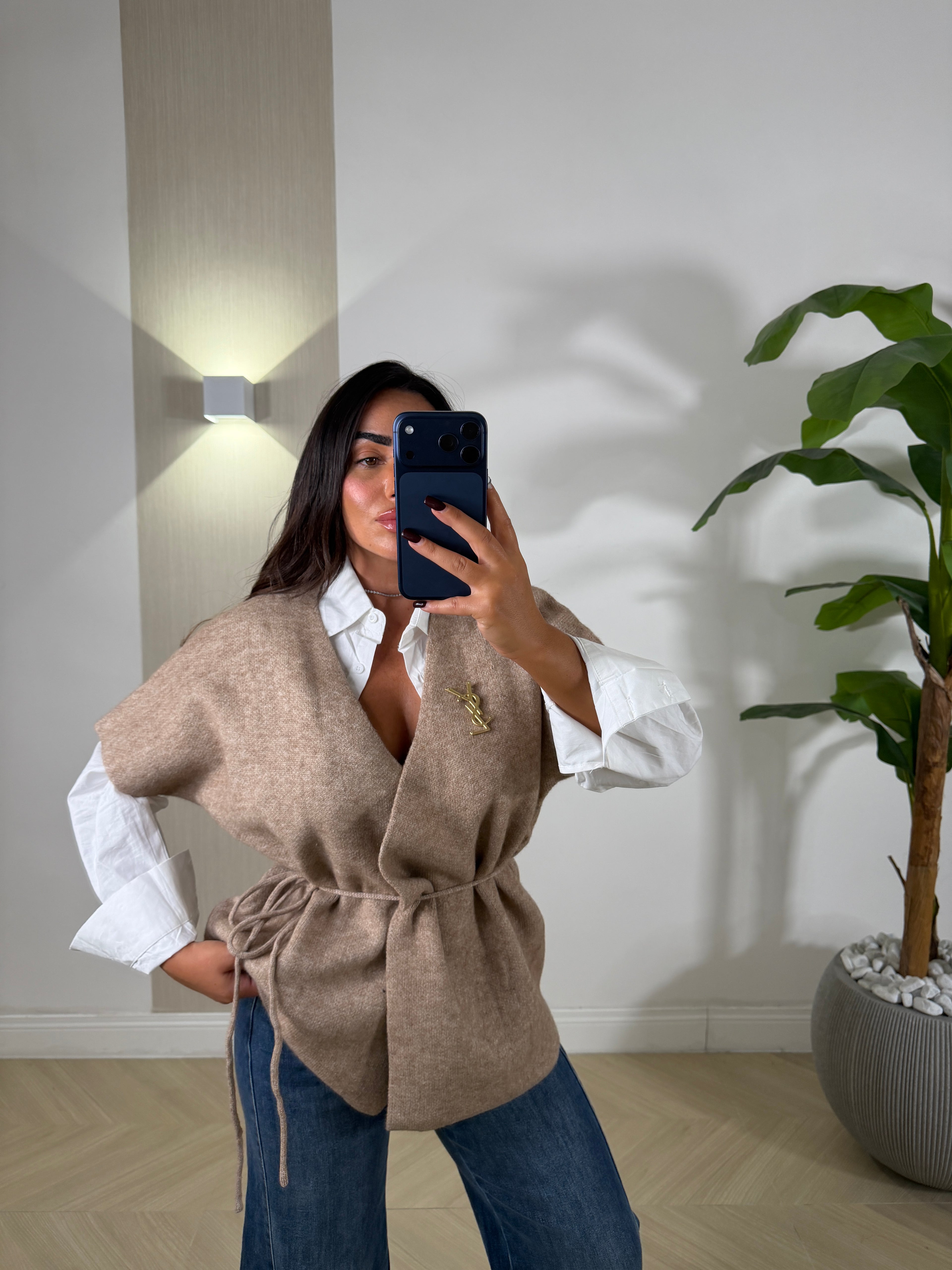 Gilet Incrociatina