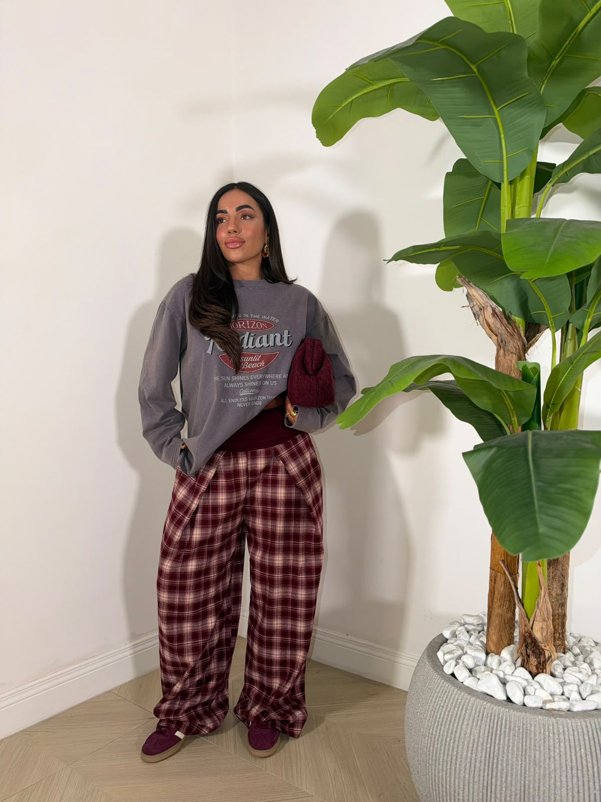Pantalone Nora A Quadri