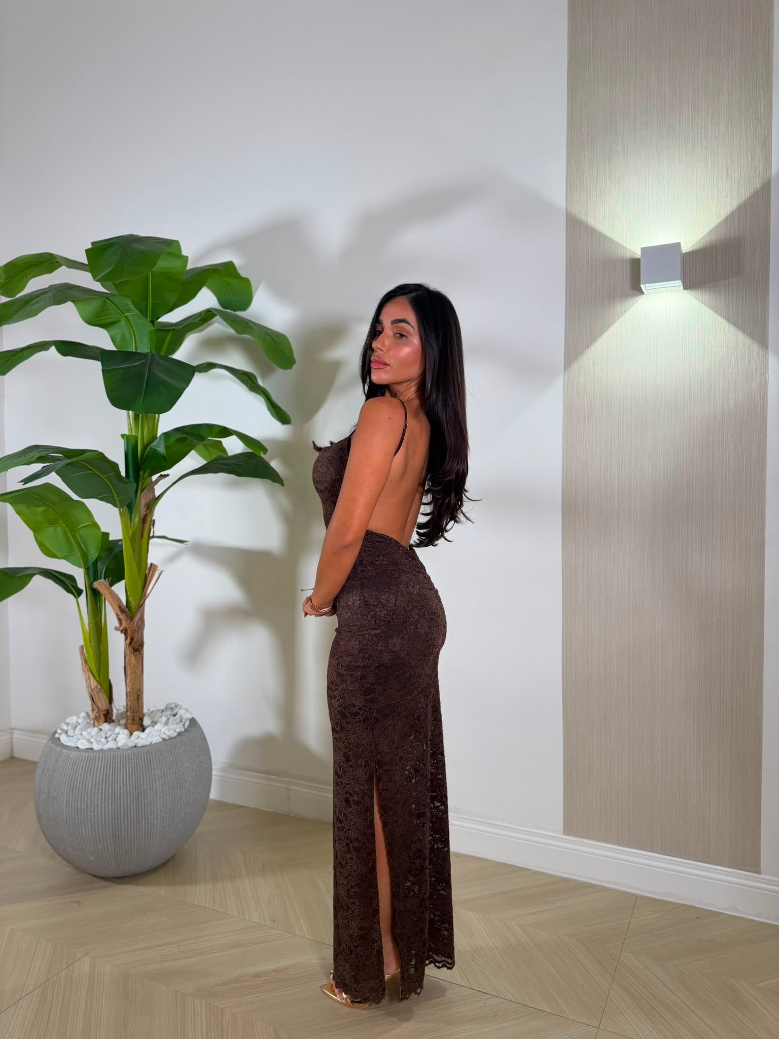 Dress Cristal Marrone