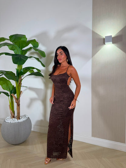 Dress Cristal Marrone