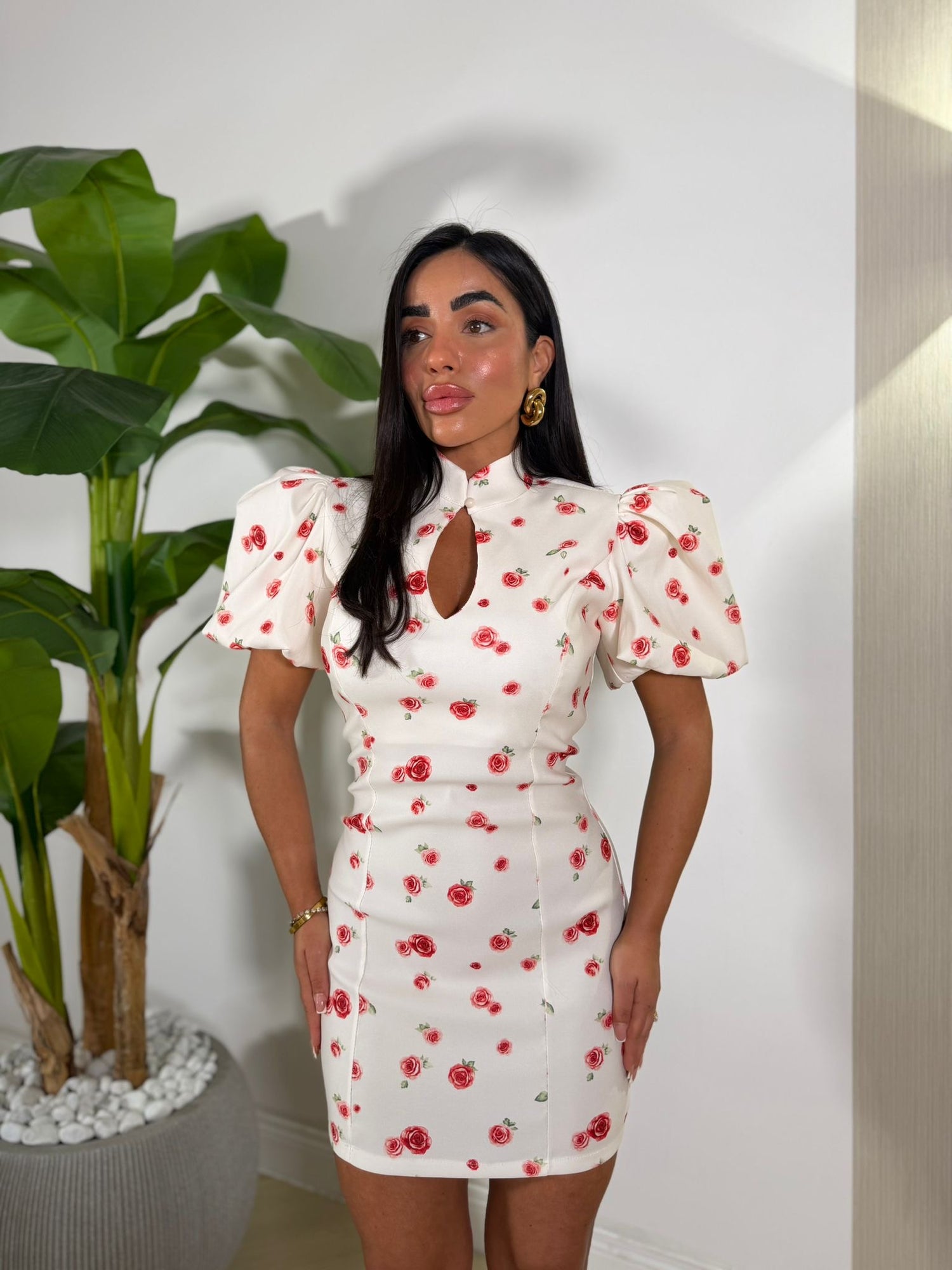 Dress Fiorellini Rossi