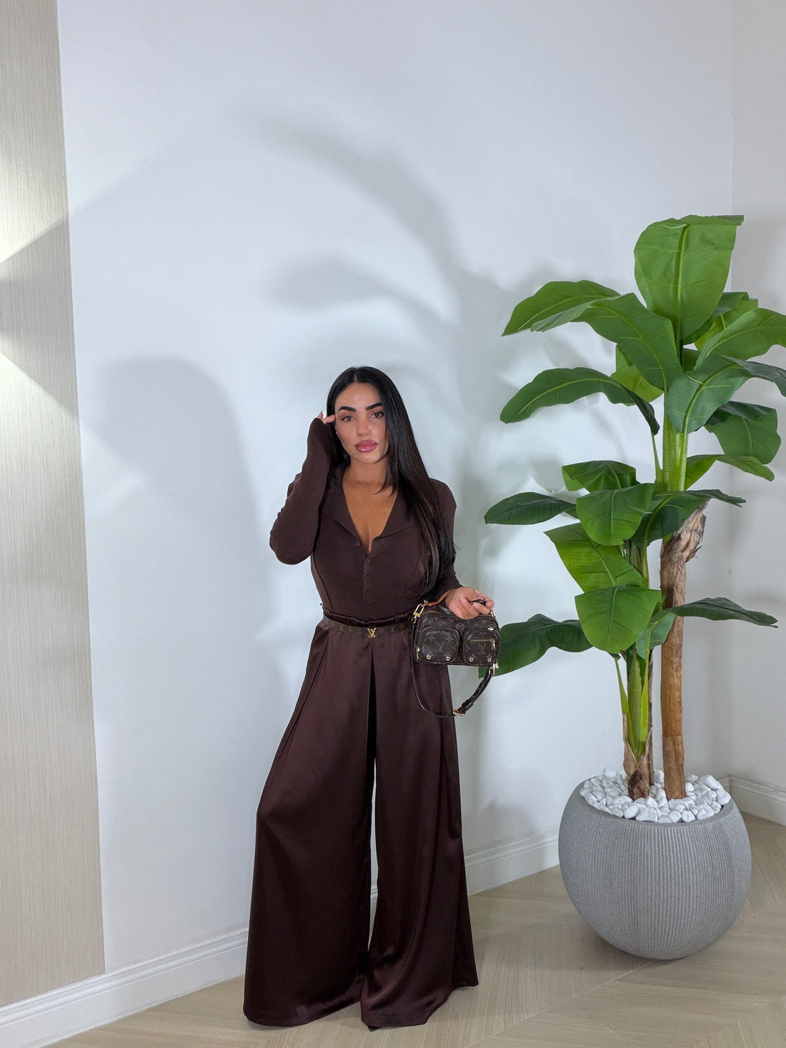 Pantalone Pegghy Marrone