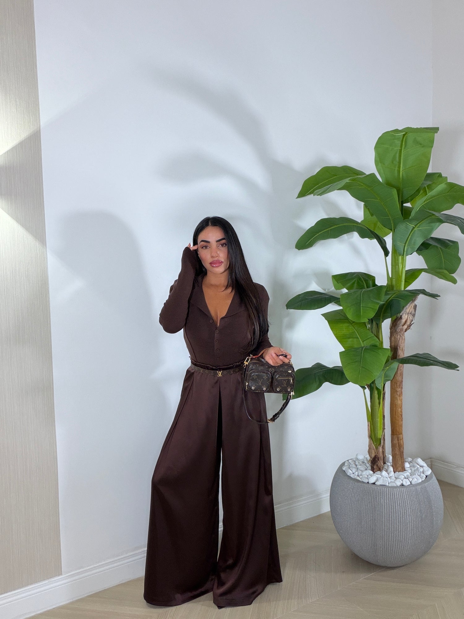 Pantalone Pegghy Marrone