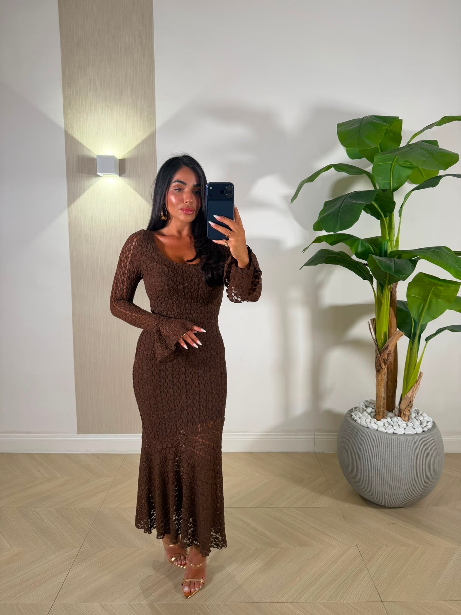 Dress Kenza Marrone