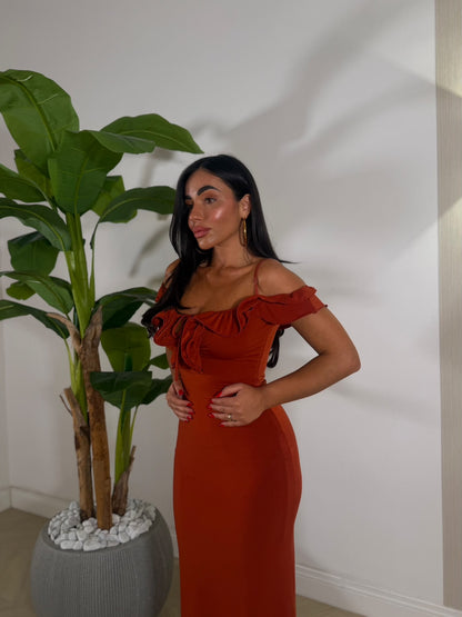 Dress Nisiros Ruggine