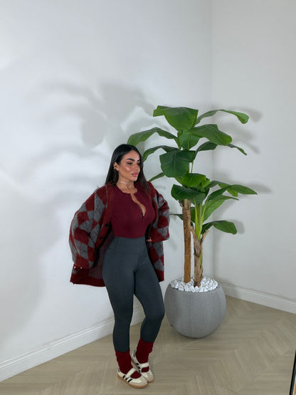 Leggins Super Fit Grigio Scuro