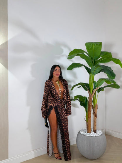 Dress Party Leopard