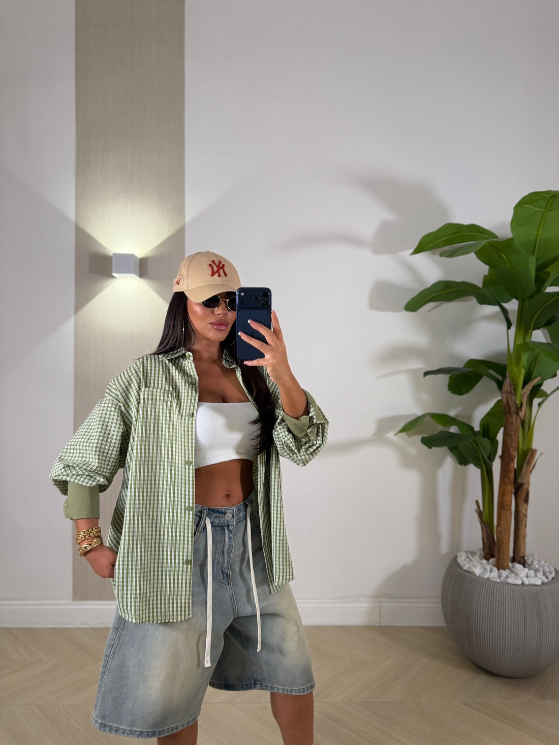 Camicia Rainbow Verde